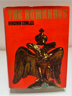 The Romanovs by Virginia Cowles (1971, Harper & Row) 1st Edition, HB, DJ